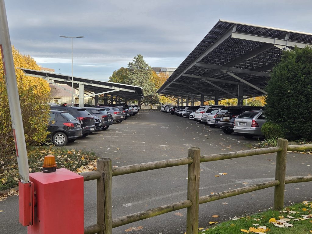 ombrière de parking autoconsommation